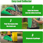 UQM Leaf Collector, Portable Pop Up Leaf Bags, Foldable Leaf Pick Up Tools Patent Number D1005635, Reusable Yard Garden Bags for Leaves Lawn Trash