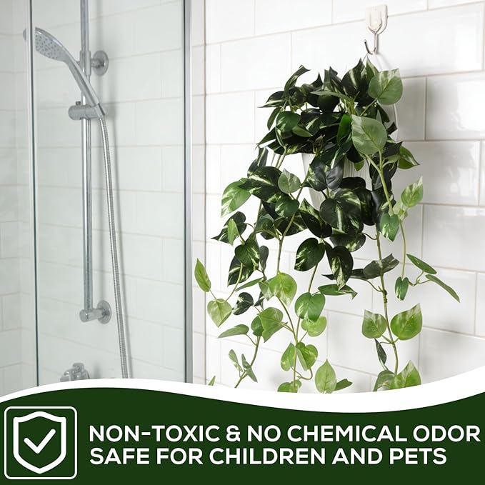 Fake Plants,Artificial Plants Indoor Faux Silk Hanging Pothos Fake Plants for Home Decoration, Low Cost and Easy Maintenance