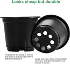 MIXC Plant Nursery Pots with Humidity Dome 4" Soft Transparent Plastic Gardening Pot Planting Containers Cups Planter Small Starter Seed Starting Trays for Seedling with 10pcs Plant Labels，30 Sets…
