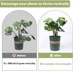 PRETTY JOLLY 5PCS Iron Monstera Plant Support Stakes Premium Plant Stand for Indoor & Outdoor Plants Practical Leaf Holders,Durable Trellis Accessories for Gardening Enthusiasts(Flower)