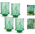 4 Pack Fly Trap Fly Traps Outdoor Hanging, Fly Catcher Killer Hunter Cage Control, Farm Horse Stable Ranch Fly Trap for Orchard, Barn, Garden