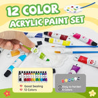 Paint & Plant Flower Growing Kit for Kids - Easter Gifts for Kids Gardening Set with 4 Pots - Unique Birthday, Crafts & Arts, Gardening Gifts for Girls & Boys, Ages 5, 6, 7, 8-12 Years Old
