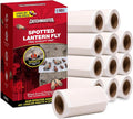 Catchmaster Tree Shield Lantern Fly & Ant Traps Insect Barrier, 12 Rolls 30ft Each, Outdoor Adhesive Crawling Insect Trap to Protect Trees, Fruit & Plants, Pest Control Lawn & Garden