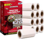 Catchmaster Tree Shield Lantern Fly & Ant Traps Insect Barrier, 12 Rolls 30ft Each, Outdoor Adhesive Crawling Insect Trap to Protect Trees, Fruit & Plants, Pest Control Lawn & Garden