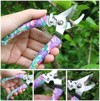 10PCS Gardening Tool Set Plant Care Mechanics Kit Pruning Tools with Carrying Case