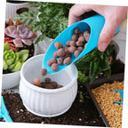 Succulent Planting Tool Set Transplanting Shovel, Soil Scooper, and Cleaning Brush for Gardening and Flower Care, Blue Multi-Functional Pot Plant Accessories for Home Garden