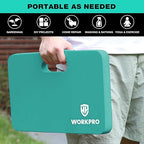 WORKPRO Extra Thick Kneeling Pad, Soft NBR Foam Cushioning for Knee, Large Foam Kneeler Mat for Gardening, Bathing Baby, Exercise, Workout Supplies, 17.5 x 11 x 1.5 in, Robin's egg Blue