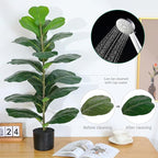 3ft Artificial Fiddle Leaf Fig Tree Plant, Fake Ficus Lyrata in Pot,Ficus Faux Plant Artificial Trees for Office Indoor Outdoor Garden Living Room Home Decor 1PCS-36in