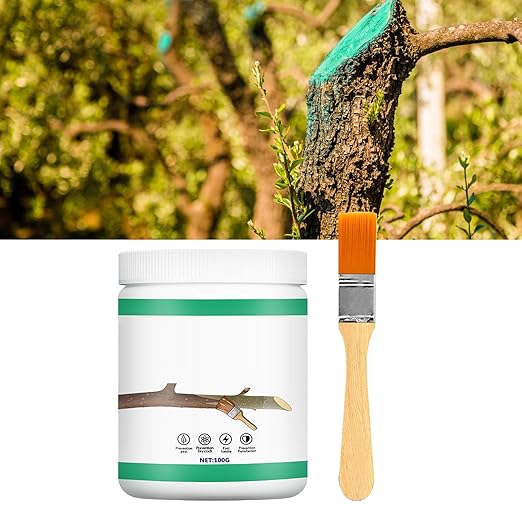 Tree Wound Pruning Sealer Healing Paste Lime Plaster Grease Professional Grade Plant Protector for Roses Fruit Trees Shrubs Bonsai Grafting Wound Care