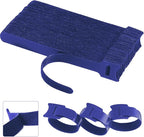 California JOS 60 PCS 6 Inches Reusable Cable Ties, Wire Ties, Cord Organizer, Cable Organizer, Adjustable Cable Management - Blue