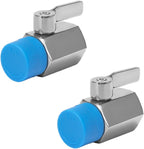 M MINGLE Garden Hose Shut Off Valve, Heavy Duty 304 Stainless Steel, 3/4 Inch, 2-Pack with 2 Hose Washers
