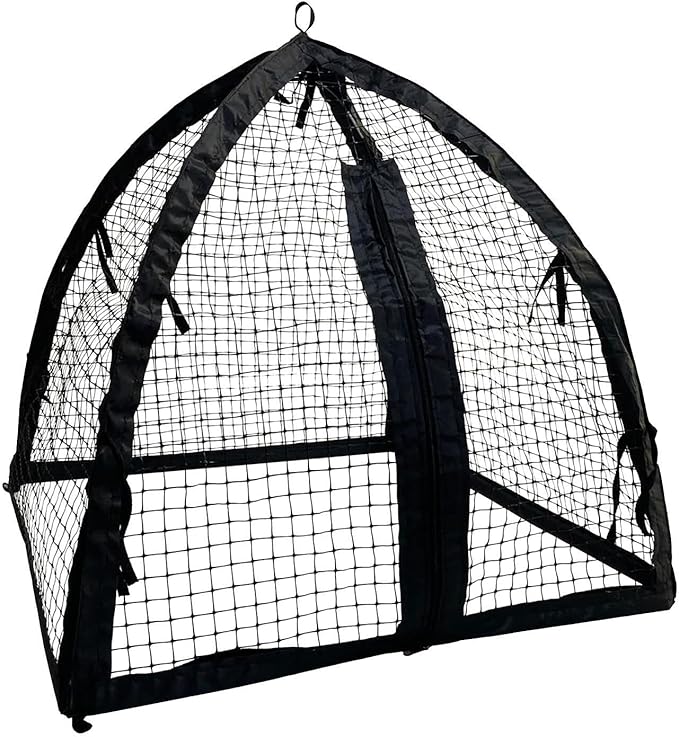Plant Protectors | 22x22x22in Fruit Safety Support | with Stakes Zipper Plant Protection from Animals | for Flower Vegetables Chicken Bird Squirrel Rabbit Prevention Outdoor Balcony Yard Garden
