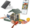 Bird Feeder with Camera and Bird Bath for Outdoors, Dual-Lens 2K HD Video with AI Identification, Solar Powered, Instant Alerts, IP66 Weatherproof