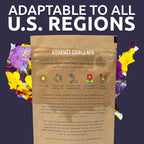 Wildflower Seeds Edible Flowers Mix - Bulk 1/4 Pound Bag Over 30,000 Open Pollinated Annual and Perennial Seeds
