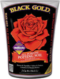 Black Gold Potting Soil - All Purpose with Fertilizer, Bulk 16 Qt Soil - Soil Amendments