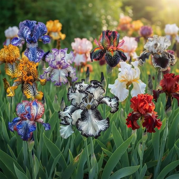300+ Rare Iris Seeds for Planting - Mixed Iris Flower Seeds Exotic Perennial Flower Non-GMO Heirloom Garden Outdoor
