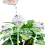 4 Pack Plant Watering Globes - 380ml Self-Watering Bulbs, Automatic Plant Waterer for Indoor & Outdoor Potted Plants, Vacation Plant Care Essential, Decorative Glass Design (380ml/13oz)