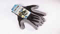 Brussel’s Bonsai Nitrile Tough Gardening Gloves – Durable Nitrile Coated Gloves – Black, Pair, Large