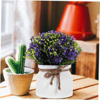 Artificial Orchid Bonsai Plant Faux Potted Flower Decor Living Room Decor Decoration