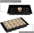 Aodaer 247 Pack Seed Starter Kit Including Peat Pots for Seedlings Seed Starter Tray with Plant Labels, Tool, Plastic Growing Trays Germination Tray Paper Seedling Cups for Indoor Outdoor Garden
