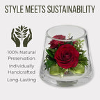 Fiora Flower | Long Lasting Real Roses in a Sealed Vase | Lasts up to 5 Years | Unique Present Gift