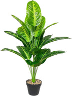 Artificial Plant in Pot Fake Tree Trunks Leaves Faux Potted for Indoor Outdoor Modern Decoration Home Office Living Room Bedroom Balcony Housewarming Gift (80cm Tropical Bird of Paradise)
