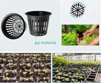 50-Pack 3-Inch Net Cups with 20 Plant Labels - Perfect for Aquaponics, Mason Jar Hydroponics, Kratky Method, and Orchid or Vegetable Gardening - Durable Slotted Mesh Insert for Optimal Growth
