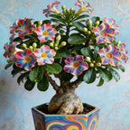 Rare Desert Rose Plant Live Succulent | Low Maintenance Flowering Plant for Indoor & Outdoor Home Garden Decor (3)