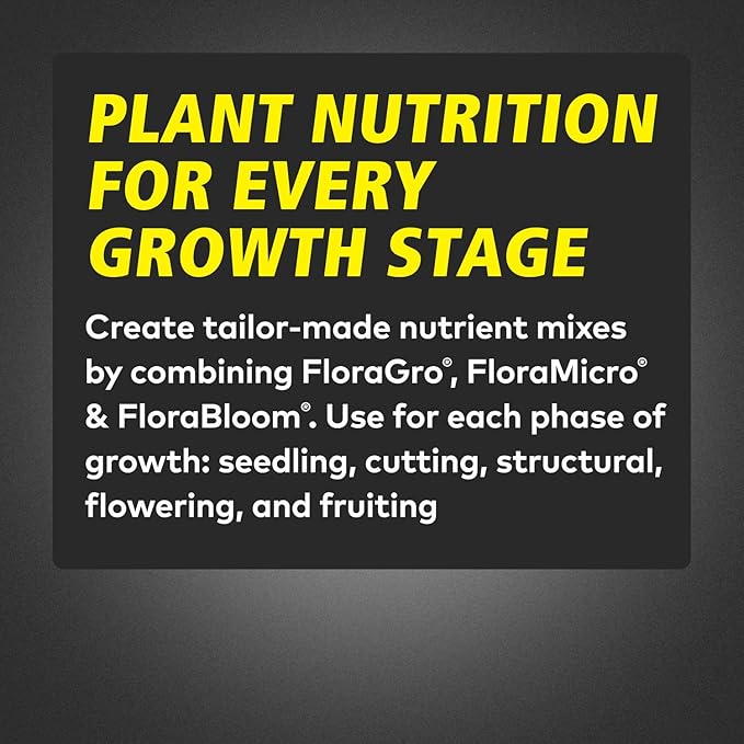 General Hydroponics FloraSeries Advanced Nutrient Fertilizer System, 3-Part Bundle with FloraMicro, FloraBloom and FloraGro, 16 oz.