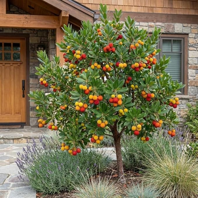 15+ Strawberry Tree Seeds (Arbutus unedo) – Exotic Fruit & Ornamental Evergreen Tree, Rare Flowering Madrone Seeds for Planting – by Jocadew