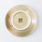Wazakura Minoyaki Series Small Round Glazed Ikebana Flower Vase Made in Japan, Handpainted Floral Arrangement Pottery Supplies - Sand Beige
