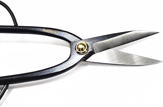 4 Piece Japan Bonsai Tool Set: Professional Grade Japanese Concave Cutters and Spherical Knob Cutters Butterfly and Ashinaga Shears