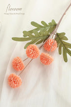 Floroom 5pcs Coral Pink Faux Silk Mums Artificial Flowers, Bulk Fake Small Mini Chrysanthemums with Stems for DIY Wedding Centerpieces Floral Arrangements Vase Fillers Home Decorations