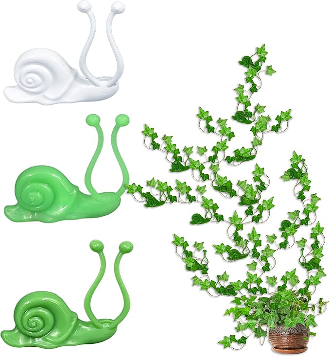 50PCS Plant Wall Clips: Vine Climbing Self-Adhesive Invisible Fixing Hook for Wall & Garden Decoration