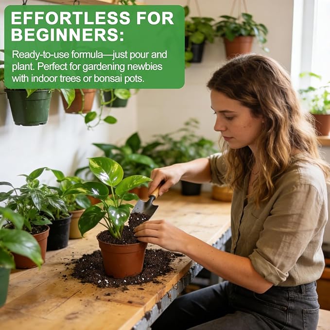 Pothos Potting Soil -Pure Natural Organic Soil 2qt, Well-Draining and Aerated for Healthy Indoor Plants