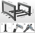 Garden Hose Holder Wall Mount, Heavy Duty Metal Water Hose Rack for Outside, Holds Up to 150FT, Storage Organizer, Easy Install, Black