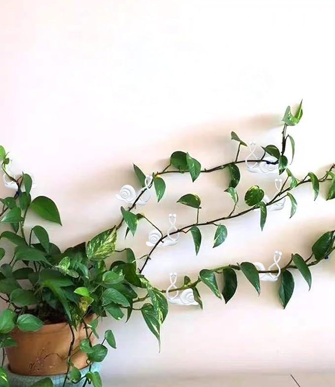 50PCS Plant Wall Clips: Vine Climbing Self-Adhesive Invisible Fixing Hook for Wall & Garden Decoration
