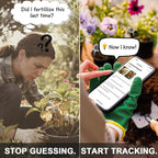 QR Plant Labels, Scan-to-Record Plant Care Tracker & Garden Journal, 304 Stainless Steel Outdoor Waterproof Tags Markers for Seeds and Herbs, 20 pcs