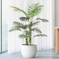 Artificial Palm Tree, Tall Tropical Palm Tree Faux Palm Plant for Indoor Outdoor Office House Living Room Home Decor