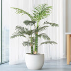 Artificial Palm Tree, Tall Tropical Palm Tree Faux Palm Plant for Indoor Outdoor Office House Living Room Home Decor