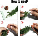 10 Pack 25mm Ceramic Aquarium Plant Weights - Pre-Wrapped Cotton Anchors for Substrate Planting