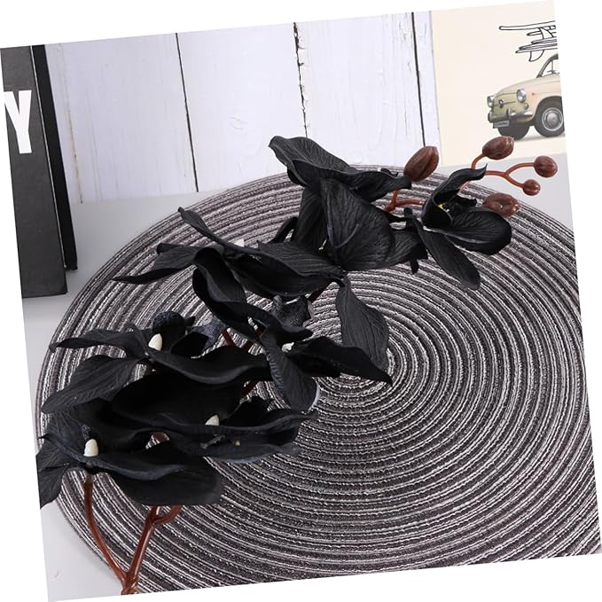Ciieeo Lifelike Phalaenopsis Orchid Artificial Flower for Home Adornment Perfect Photography Prop Ideal for Living Room Wedding Event