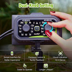 RAINPOINT Compact Programmable Solar Automatic Plant Waterer Kit Work with Indoor Outdoor,Self Watering Drip Irrigation Pump Indoor/Outdoor Vacation Free Low Water Auto Shut-Off Water 10-20 Plants