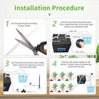 Automatic Indoor Plant Waterer, Dual Pump Drip Irrigation System with Timer, 20 Adjustable Drippers, Self Watering for Potted Plants, Easy Setup