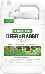 Liquid Fence Deer And Rabbit Repellent Ready-To-Use, Apply Year-Round, 1 Gallon