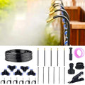 Thiswing 360° Adjustable Drip Irrigation System - 20 FT Garden Watering System with 5 Nozzles, Raised Bed Sprinkler System, Garden Mister for Yard, Lawn, Plants, 5/16" Tubing