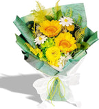 Bonsion Preserved Flowers Yellow Gifts for Women, Flower for Delivery, Preserved Sunflower Bouquets, Birthday Gifts for Grandma, Mothers Day Flowers for Wife