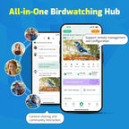 Bird Feeder with Camera, Smart Bird House with Cam for Outside, 2K HD Auto Record Video, AI Identification & Instant Alerts, Solar Powered, Bird Watching Gifts for Family and Birdlovers