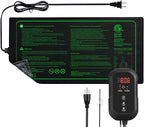 20"x 10" Seedling Heat Mat with Digital Thermostat Combo Set,ETL Certified and Durable Waterproof Warm Hydroponic Heat Mat for Germination,Indoor Gardening,Brewing and Greenhouses
