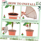 BESPORTBLE 3sets Plant Pot Grid Pot Protectors for Garden Balcony Cat Dog Deterrent Easy to Use Plant for Use